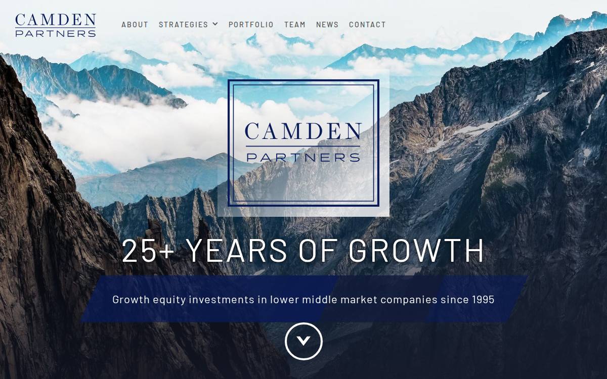 Camden Partners website preview