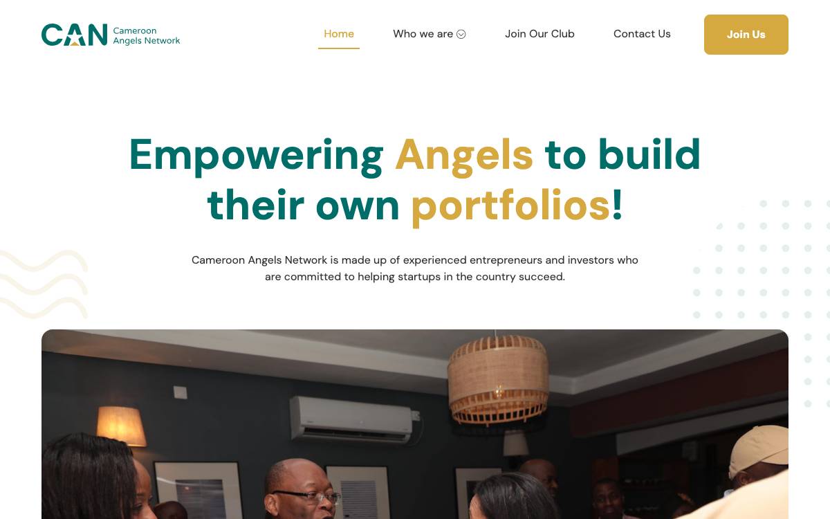 Cameroon Angels Network (CAN) website preview
