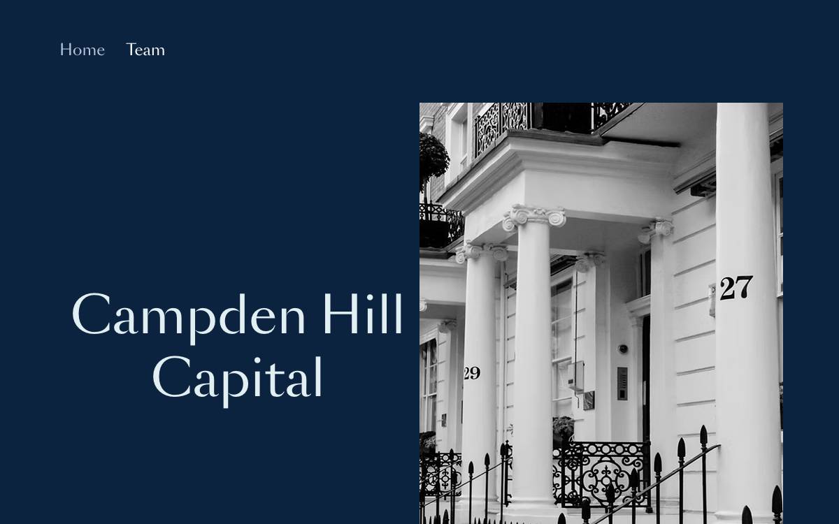 Campden Hill Capital website preview