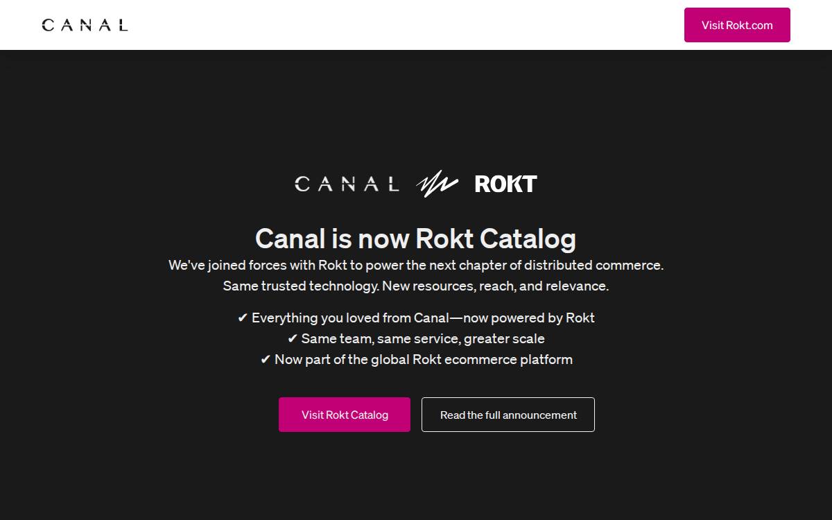 Canal website preview