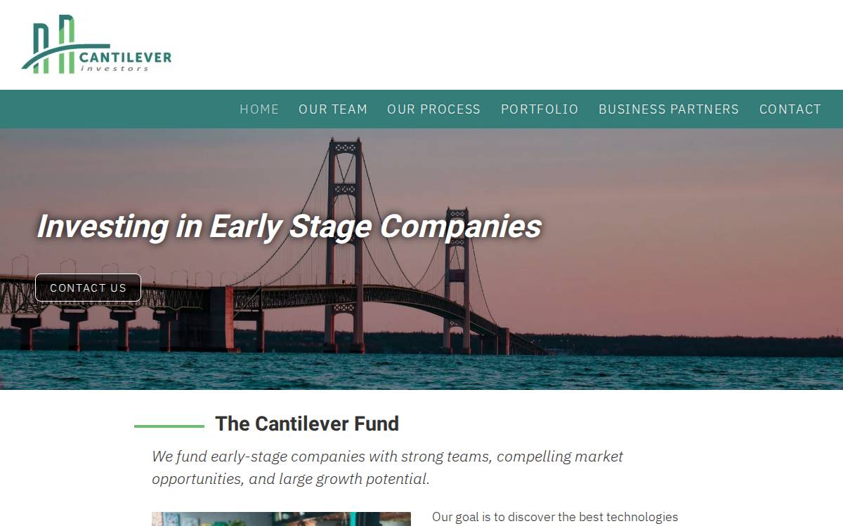 CANTILEVER INVESTORS website preview