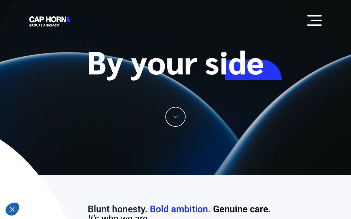 CAP HORN VC website preview