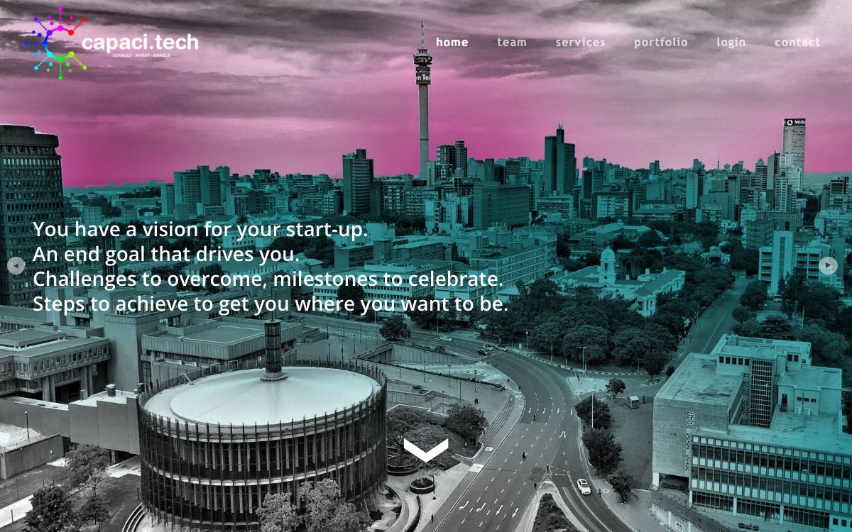 Capaci.Tech website preview