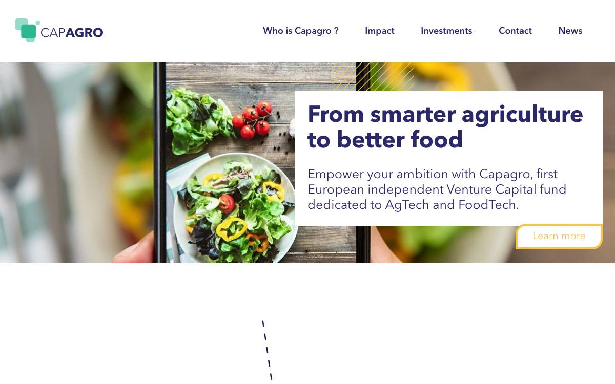 Capagro website preview