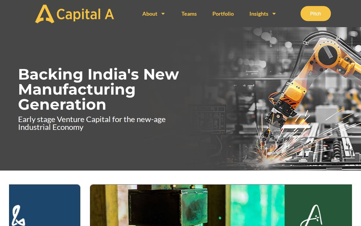 Capital-A website preview