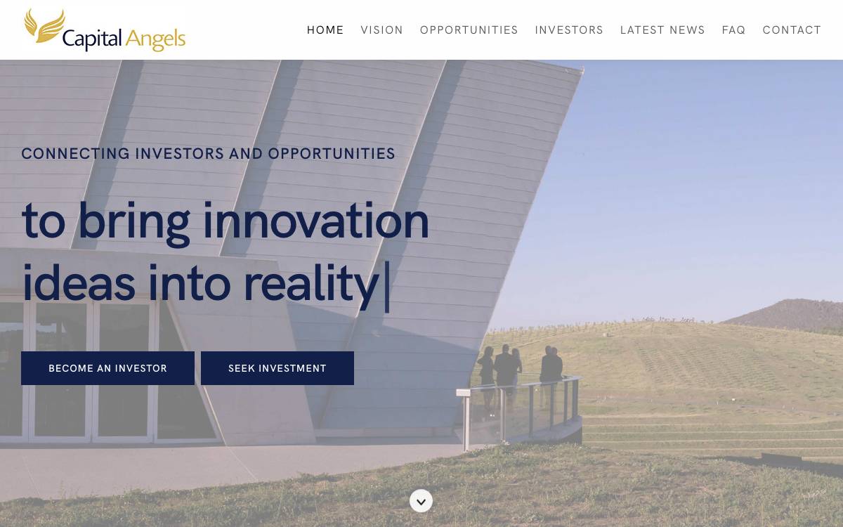 Capital Angels website preview