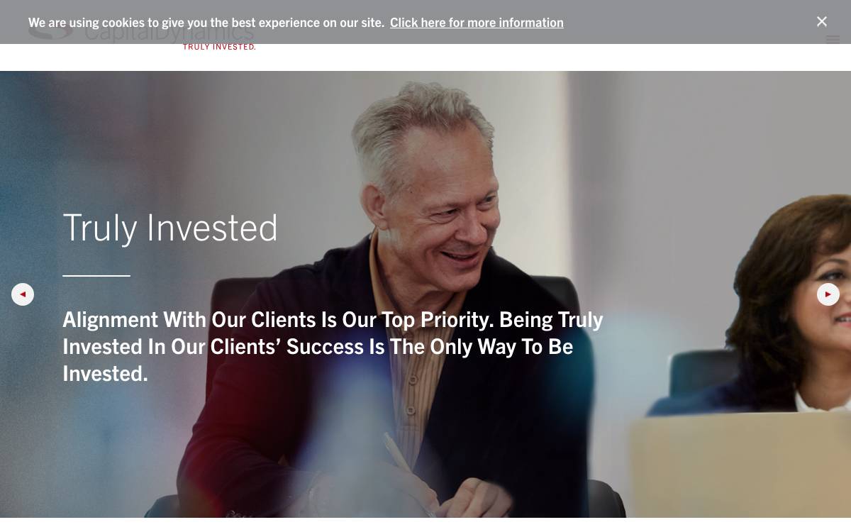 Capital Dynamics website preview