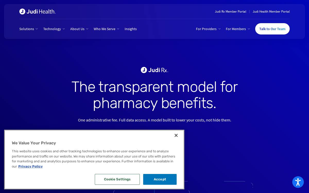Capital Rx website preview