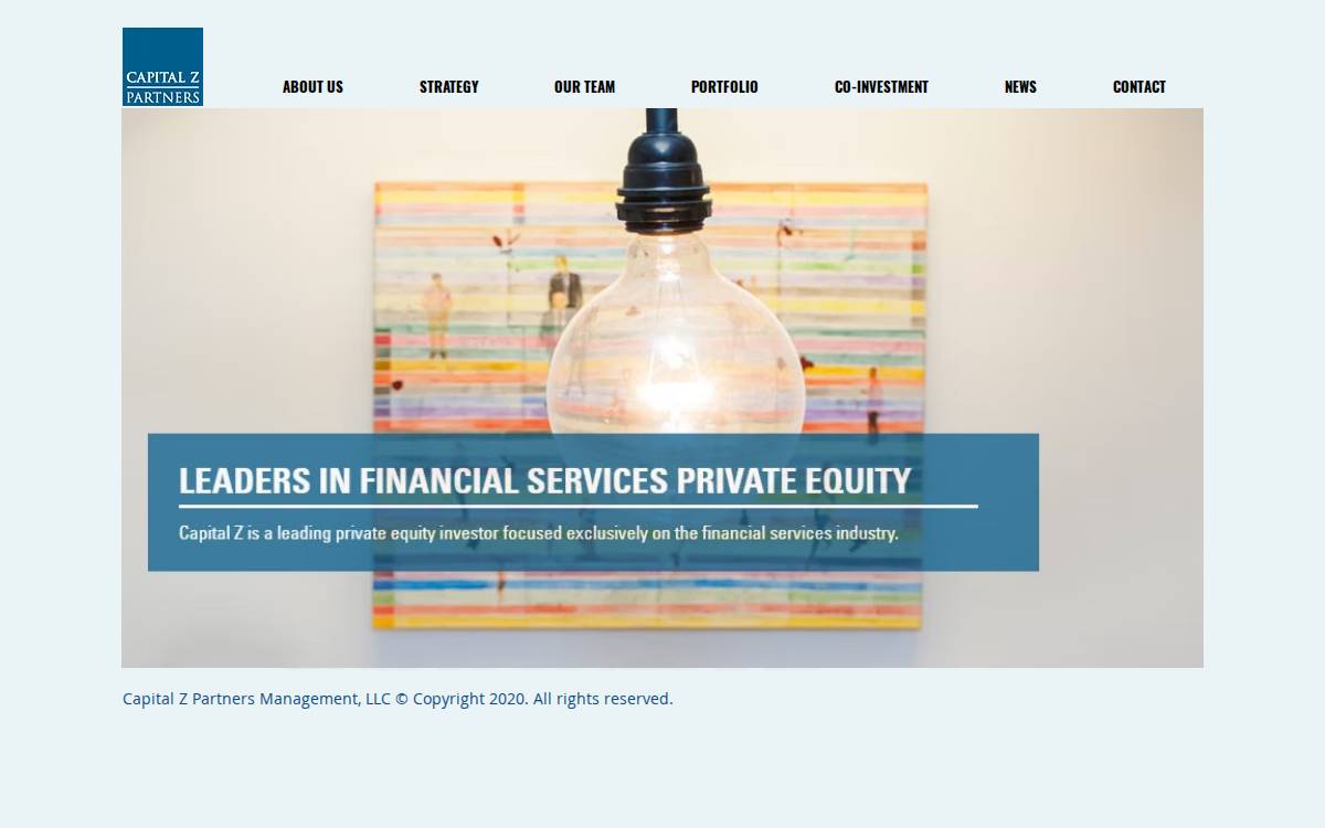 Capital Z Partners website preview