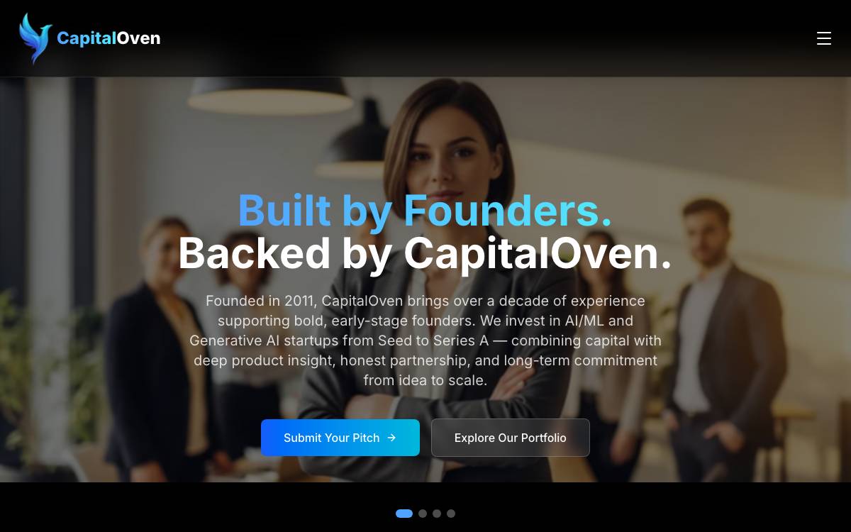 CapitalOven website preview