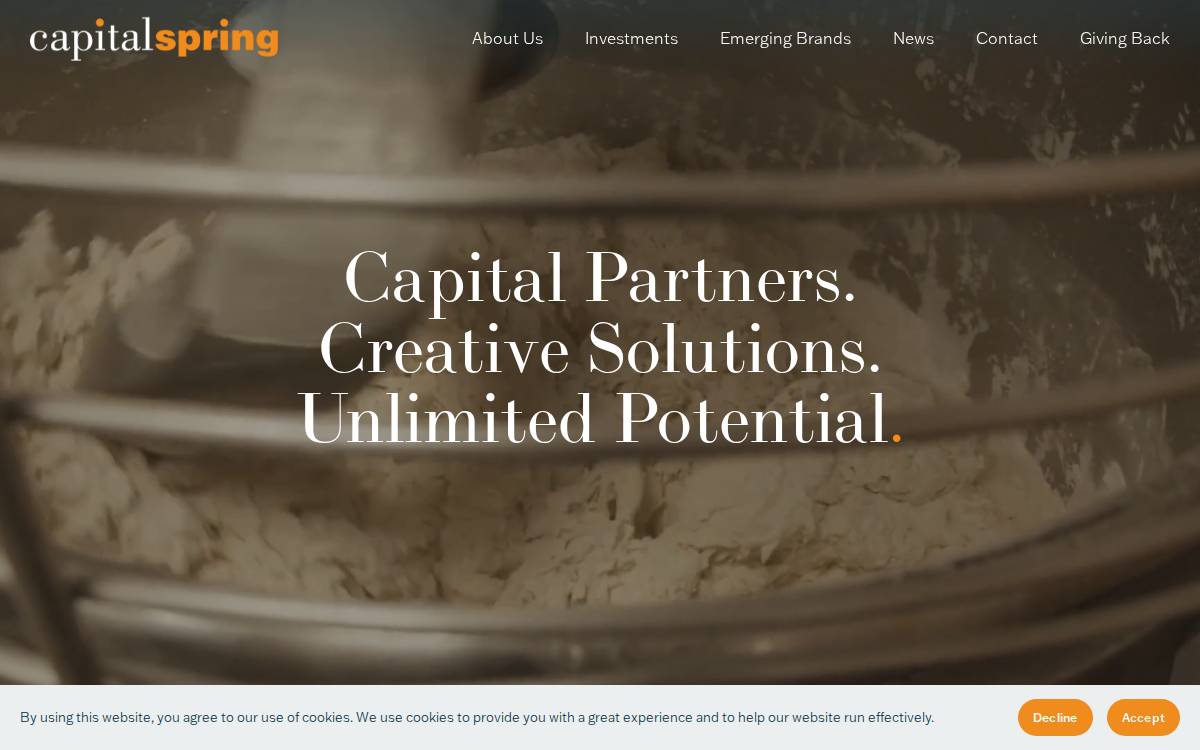CapitalSpring website preview