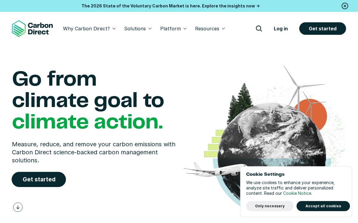 Carbon Direct website preview