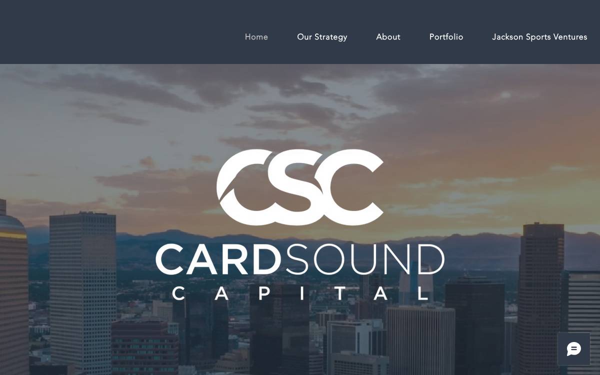Card Sound Capital website preview