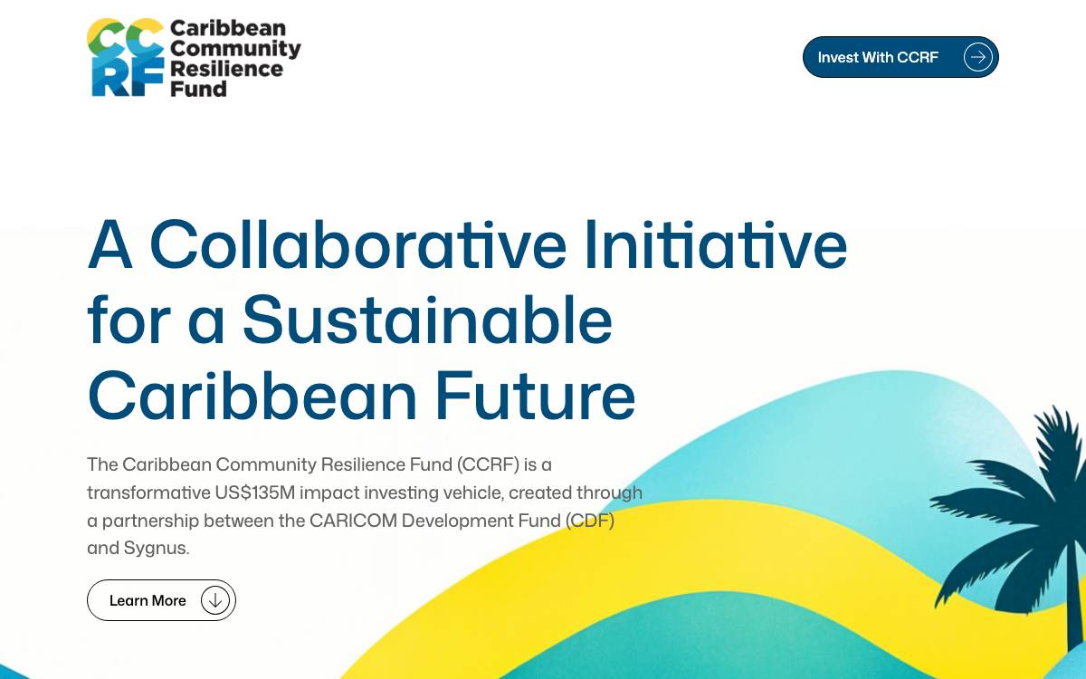 Caribbean Community Resilience Fund – Debt Sub-Fund website preview