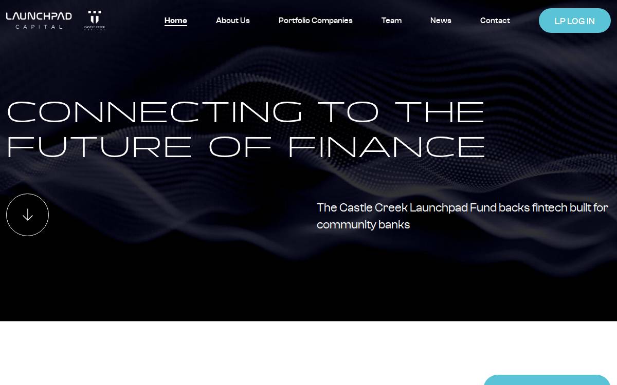 Castle Creek Launchpad website preview