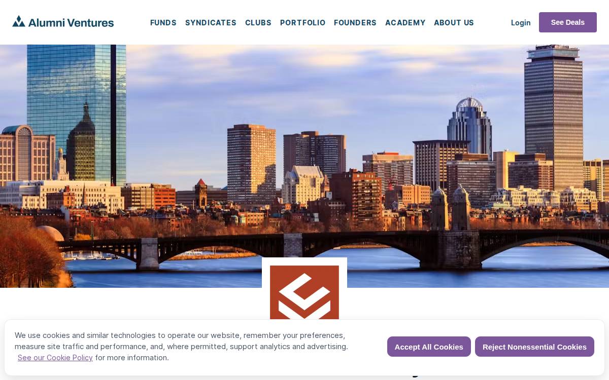Castor Ventures (an Alumni Ventures Fund) website preview