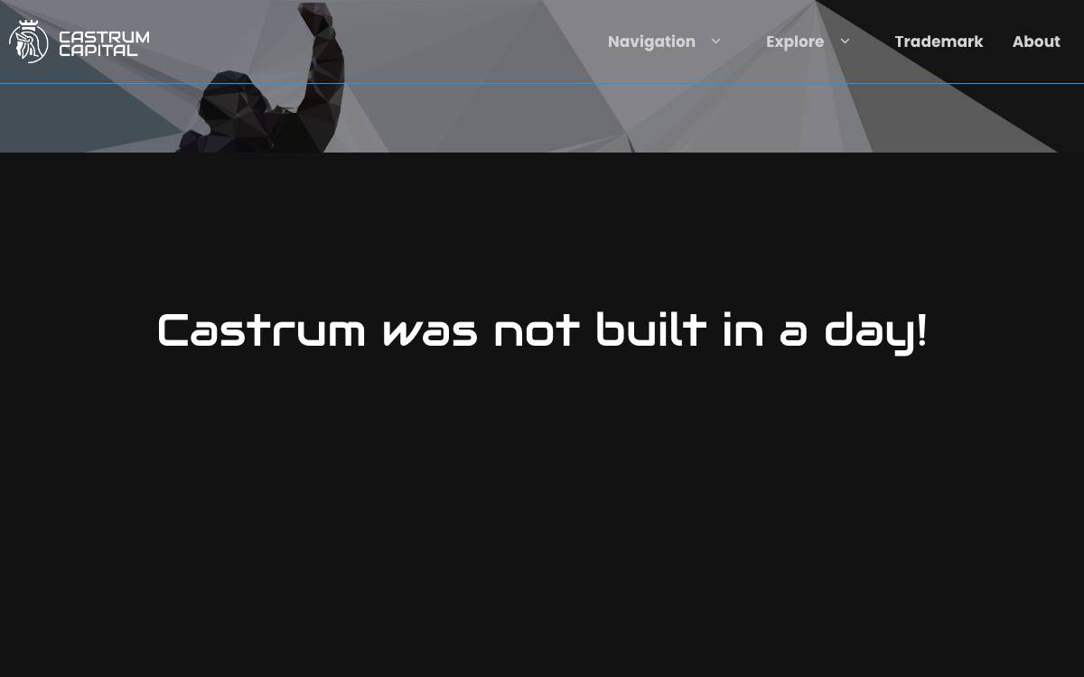 Castrum Capital website preview