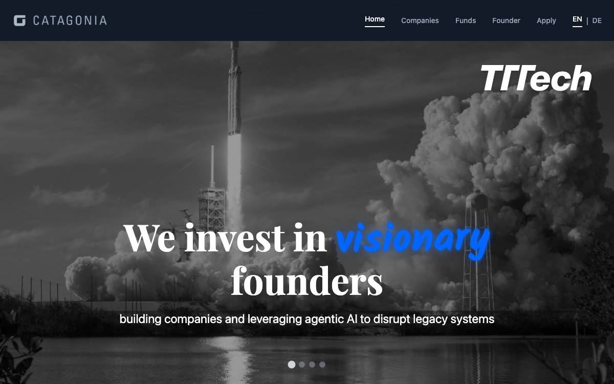 Catagonia Capital website preview