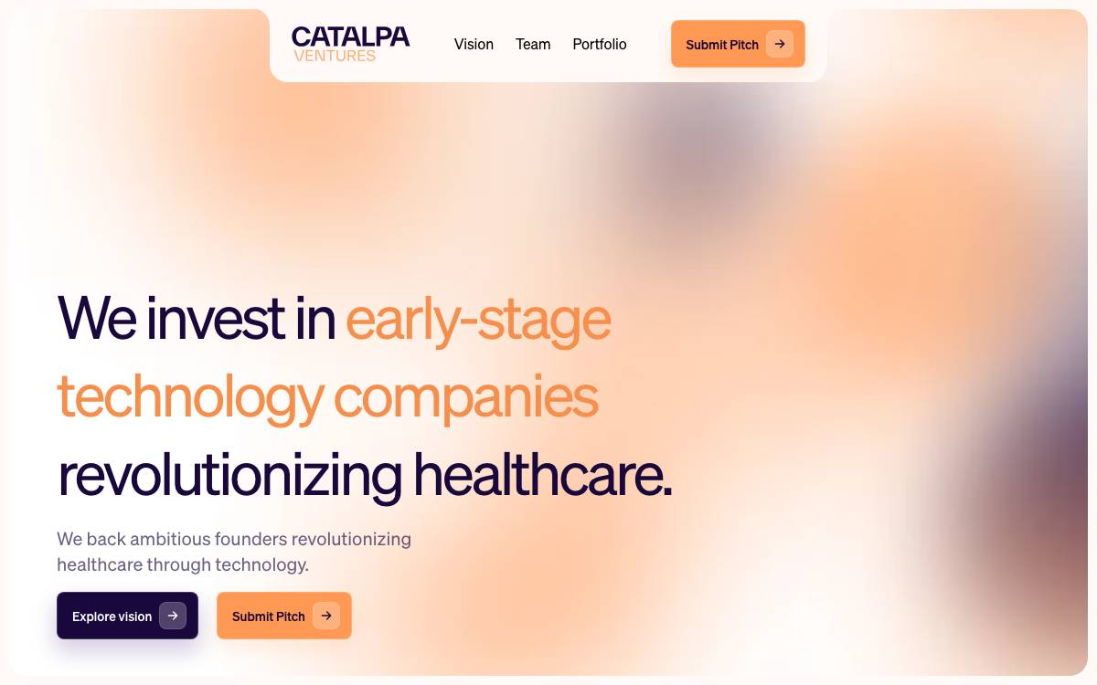 Catalpa Ventures website preview