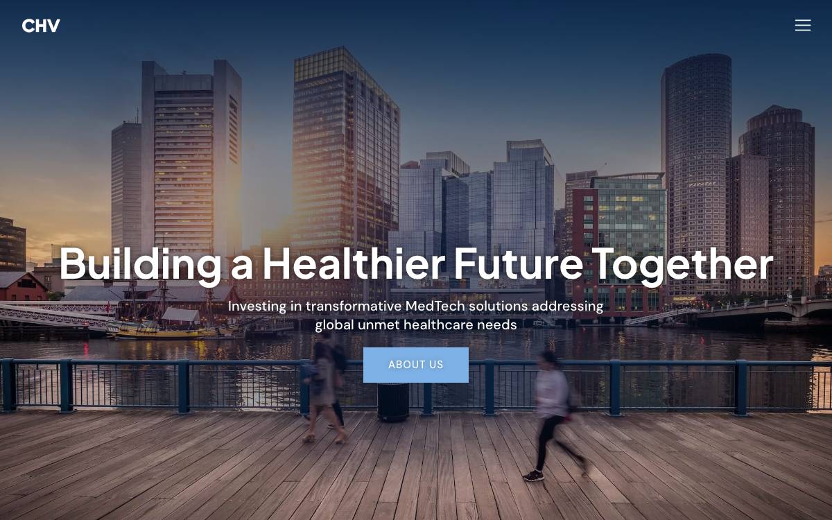 Catalyst Health Ventures website preview