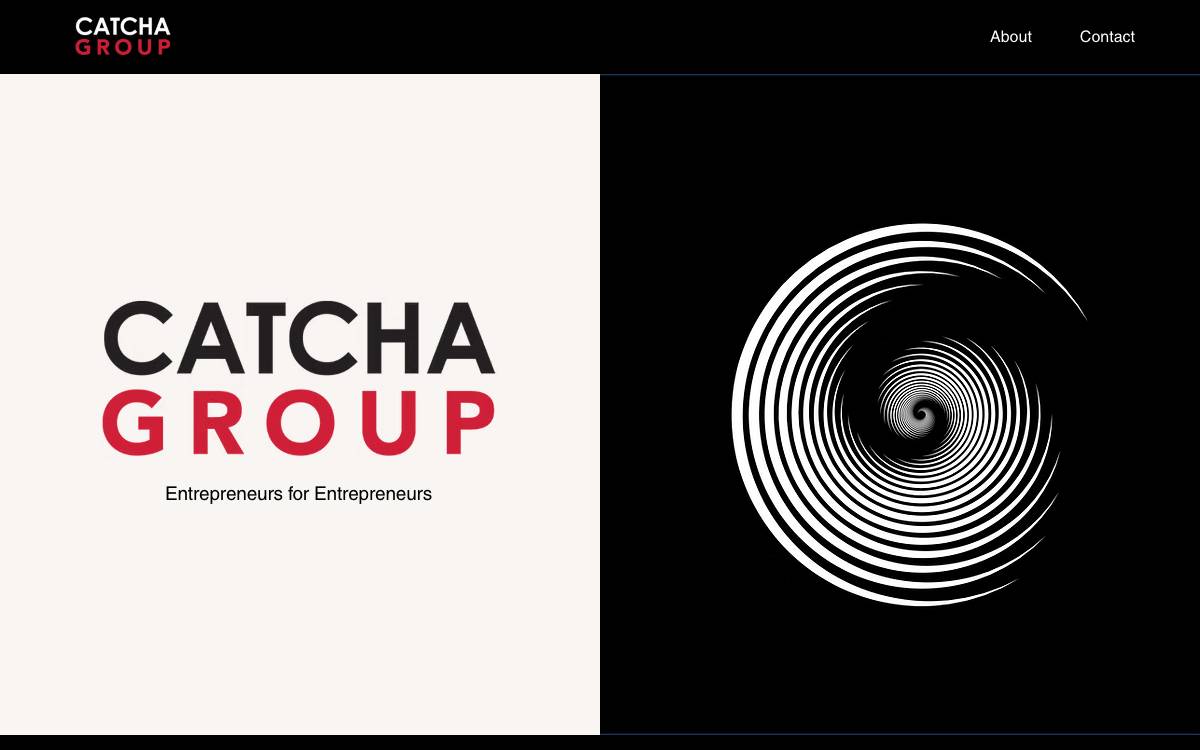 Catcha Group website preview