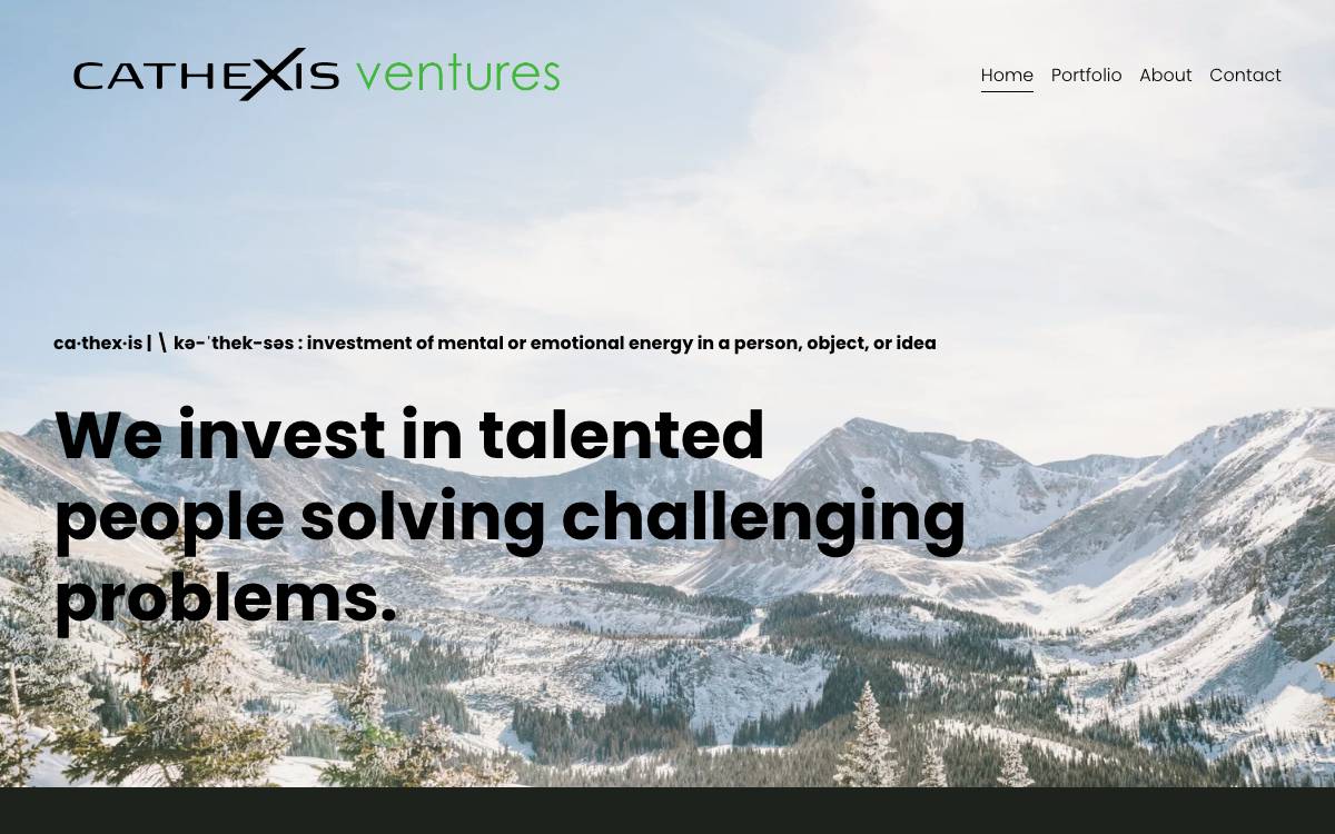 Cathexis Ventures website preview