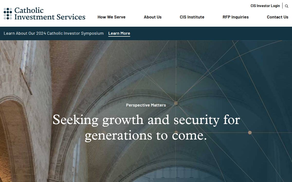 Catholic website preview