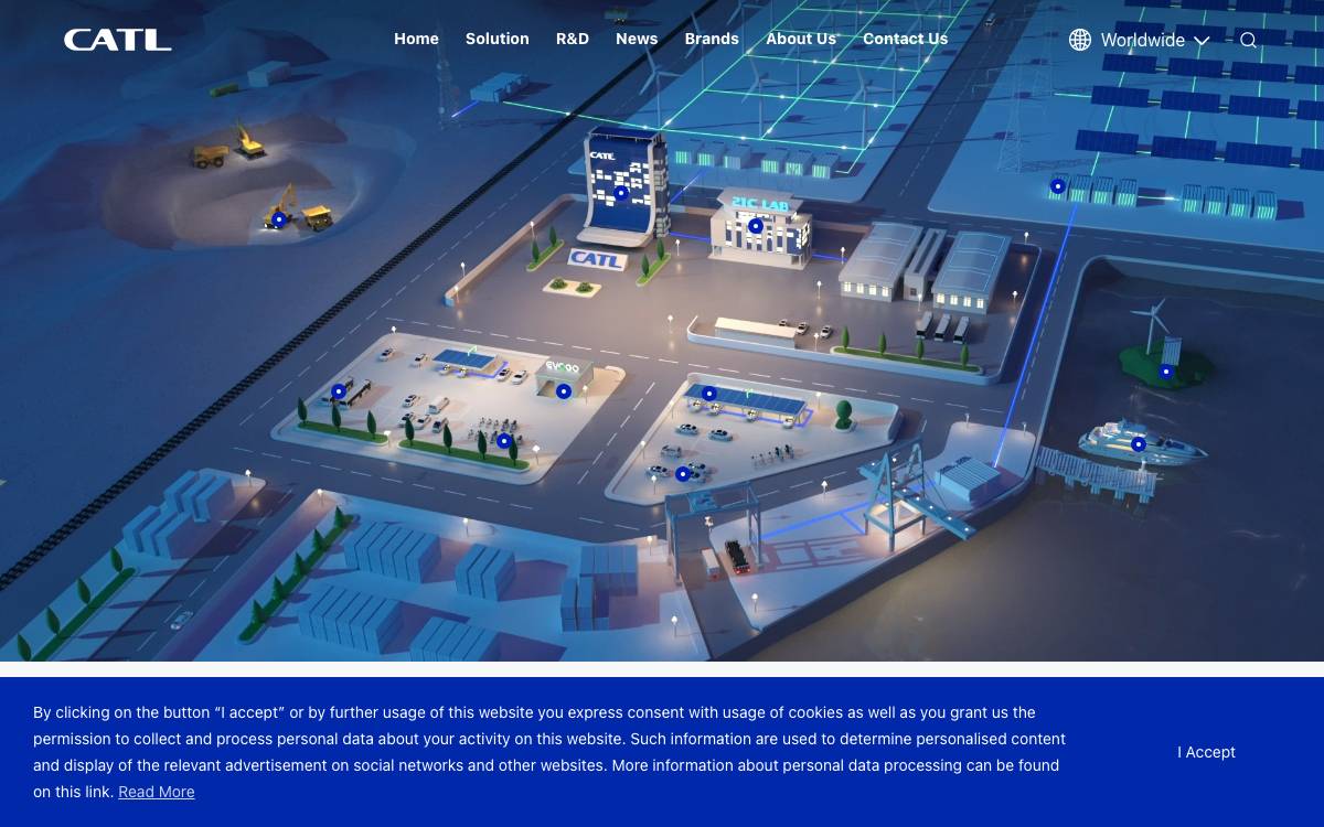 CATL Capital website preview