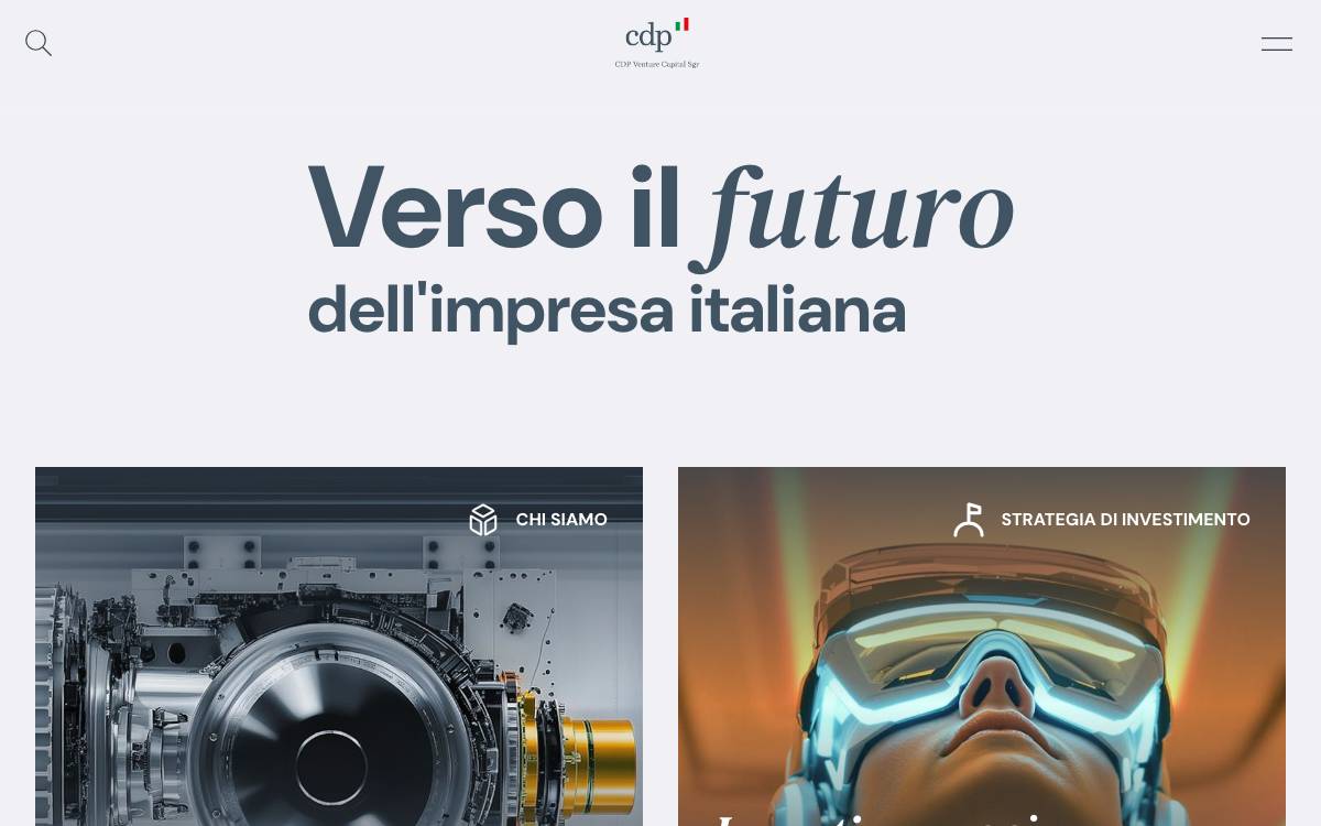 CDP Venture Capital website preview