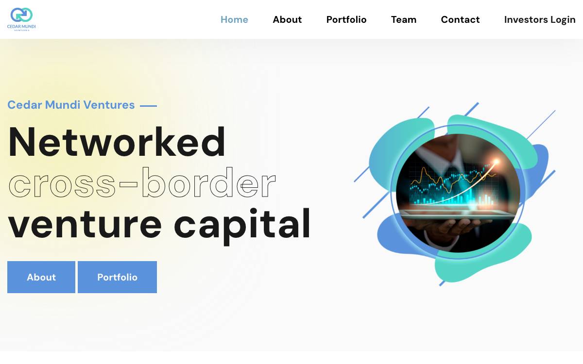 Cedar Mundi Ventures website preview
