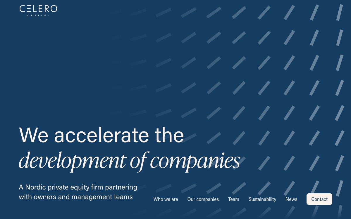 Celero Capital Fund website preview
