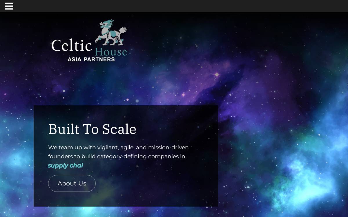 Celtic House Asia Partners website preview