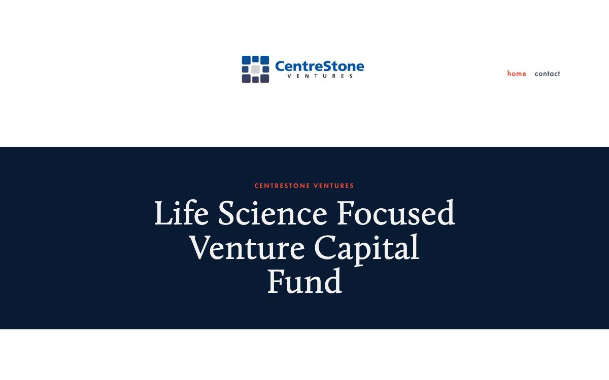 CentreStone Ventures website preview