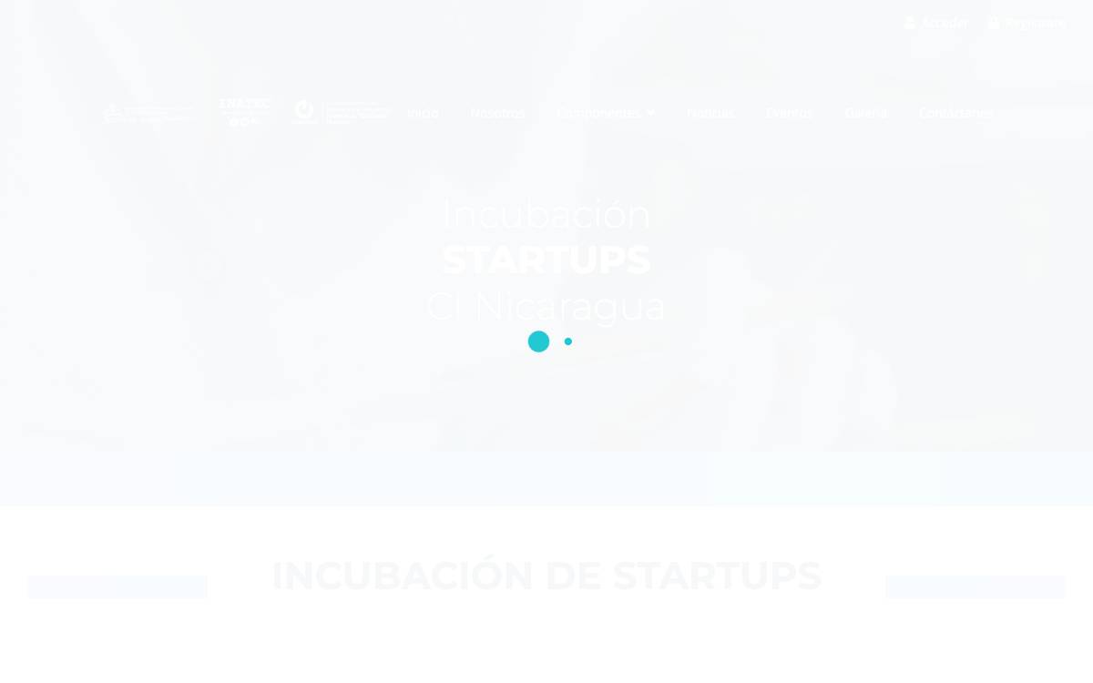 Centro de Innovación Nicaragua website preview