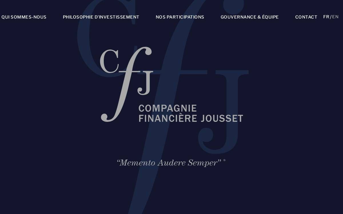 CFJ Investments website preview