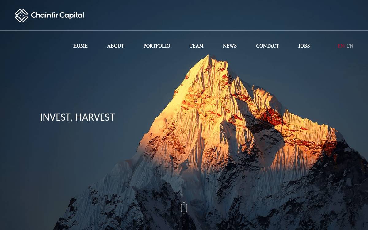 Chainfir Capital website preview