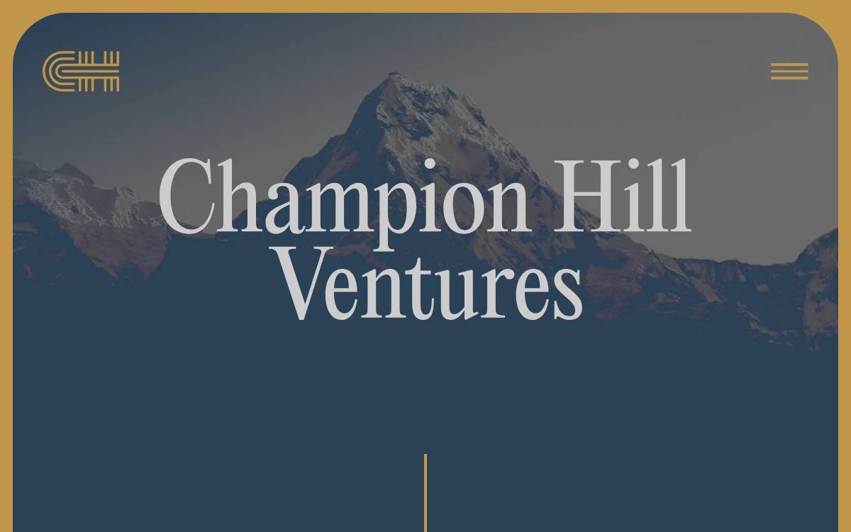 Champion Hill Ventures website preview
