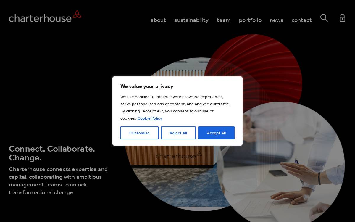 Charterhouse Capital Partners website preview