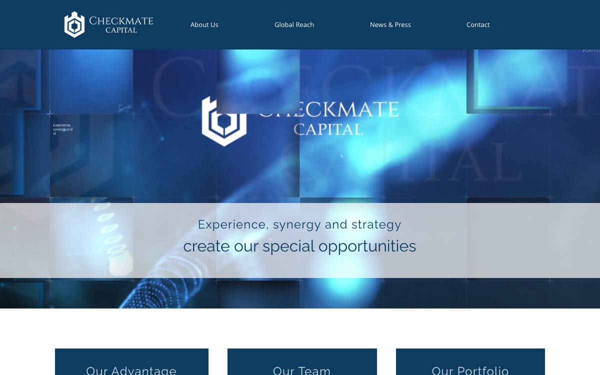 Checkmate Capital Group LLC website preview
