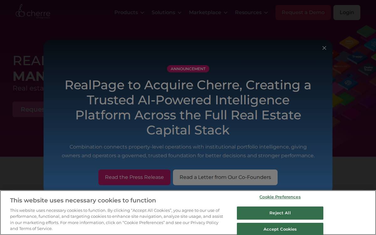 Cherre website preview