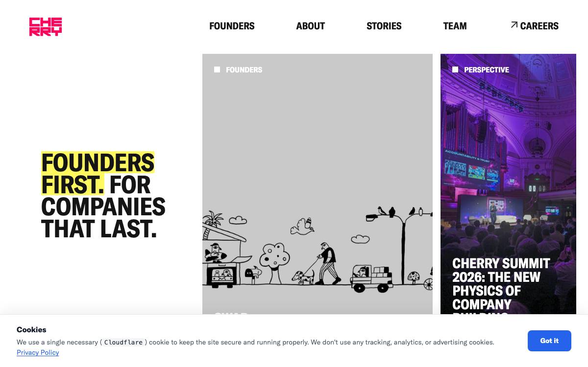 Cherry Ventures website preview