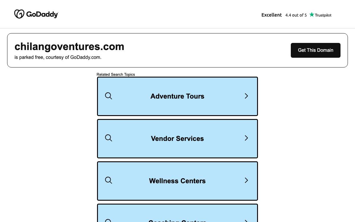 Chilango Ventures website preview
