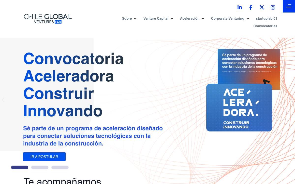 ChileGlobal Angels website preview