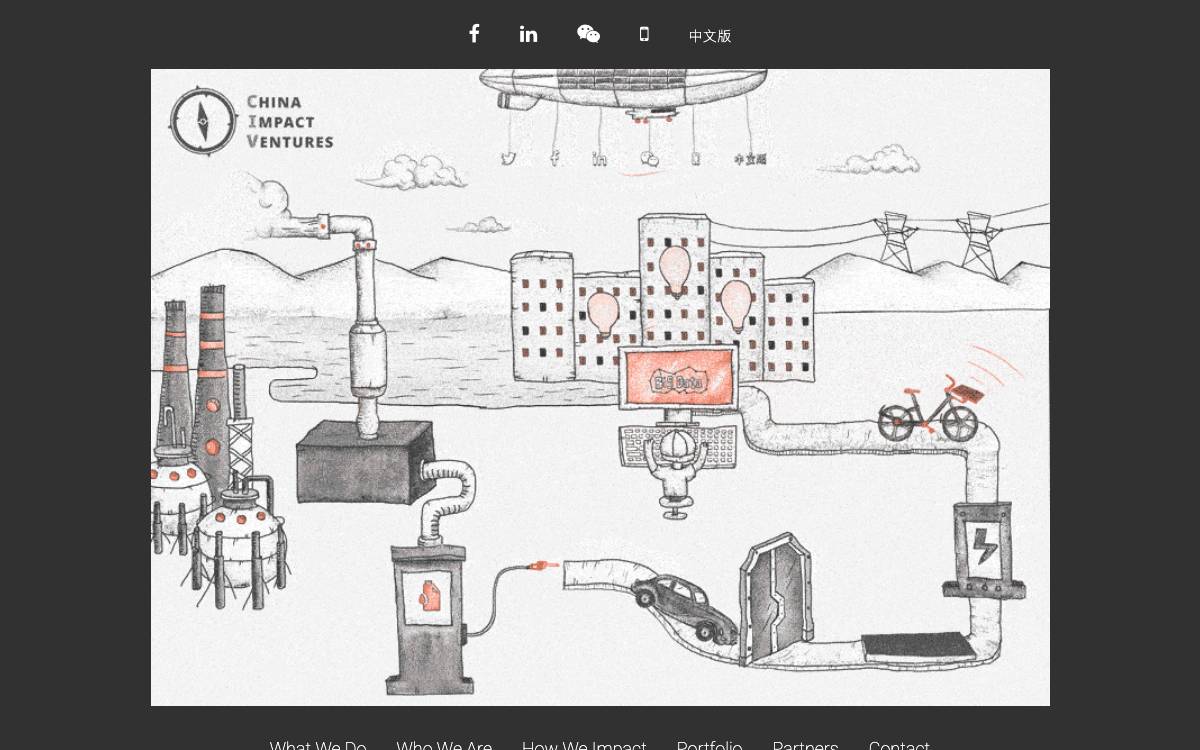 China Impact Ventures website preview