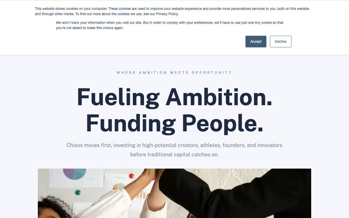 Chisos Capital website preview