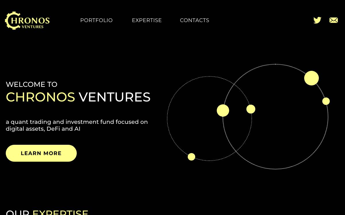 Chronos Ventures website preview