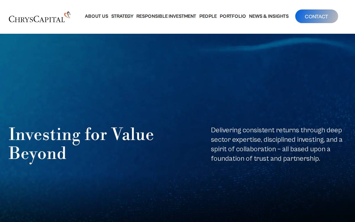 ChrysCapital website preview