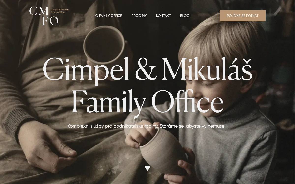 Cimpel & Mikuláš Family Office website preview