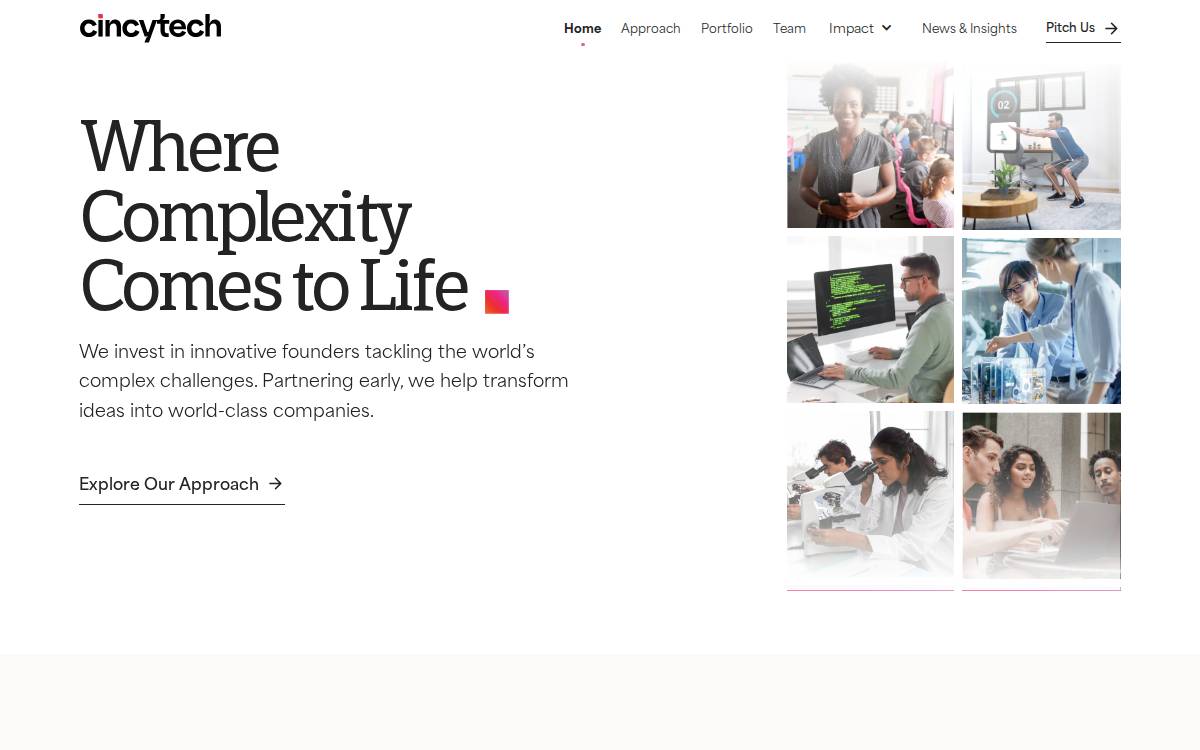 CincyTech website preview