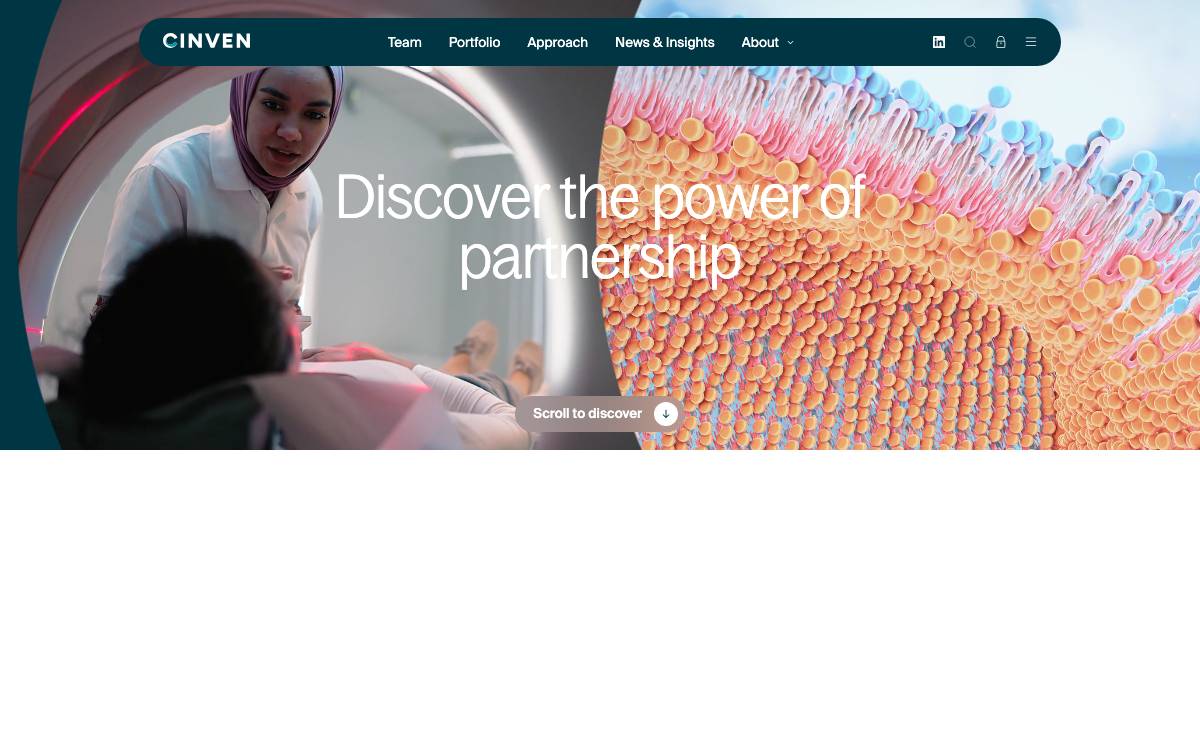 Cinven website preview